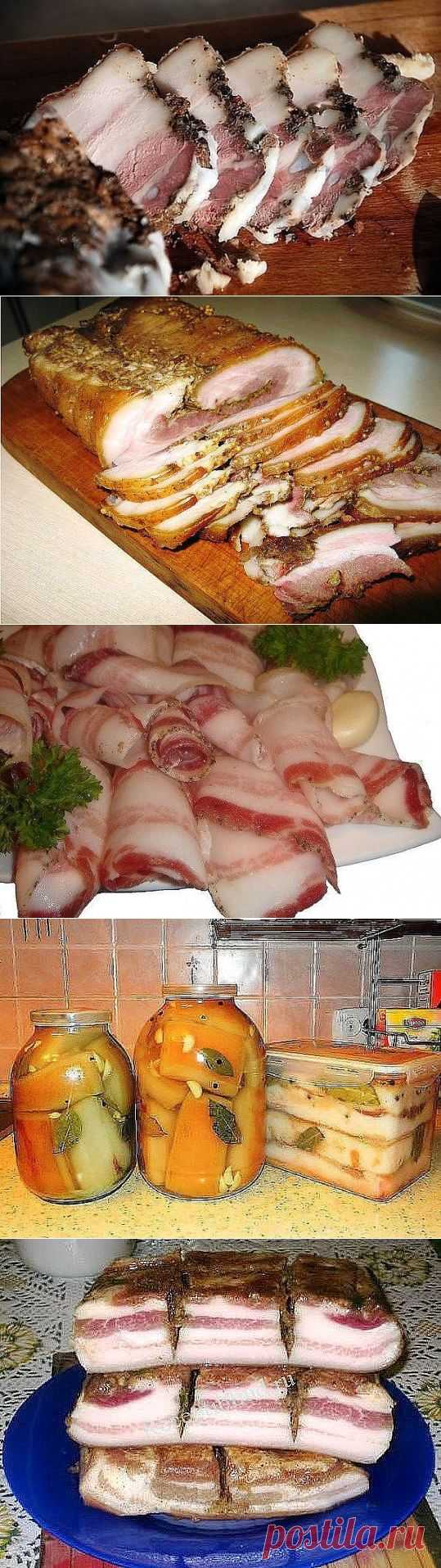 11 способов солки сала.
