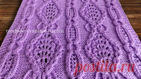 Разбор и вязание узоров спицами по японским схемам - Klubok.Modnoe Vyazanie.ru.com