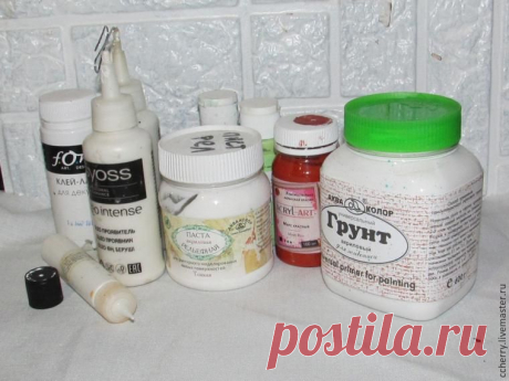 Мастер-класс: обьемный декупаж на черепице «Маленькие домики»