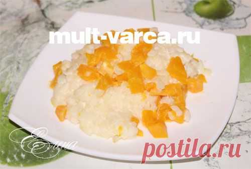 Рисовая каша с тыквой в мультиварке