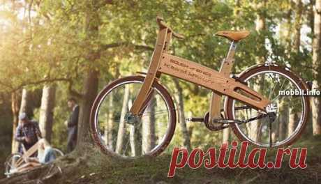 MOBBIT: Your Mobility / Bough Bike – первый в мире электрический деревянный велосипед (10 фото)