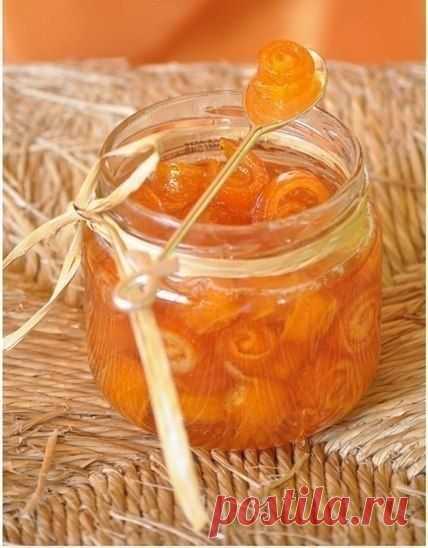 Варенье из апельсиновых корок «Завитушки»