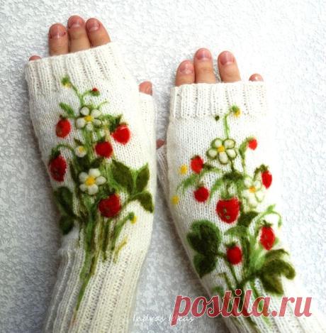 Как связать митенки спицами - perchinka63.ru