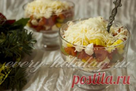 Салат-коктейль с курицей и виноградом: рецепт