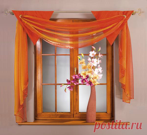 Красивые шторы на кухню.