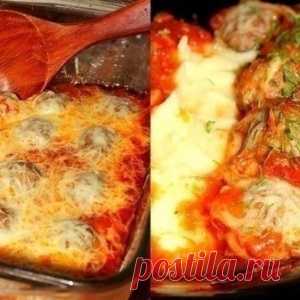 Тефтельки из говяжьего фарша с сыром в томатном соусе