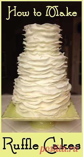 Ruffle Wedding Cake | Little Delights Cakes