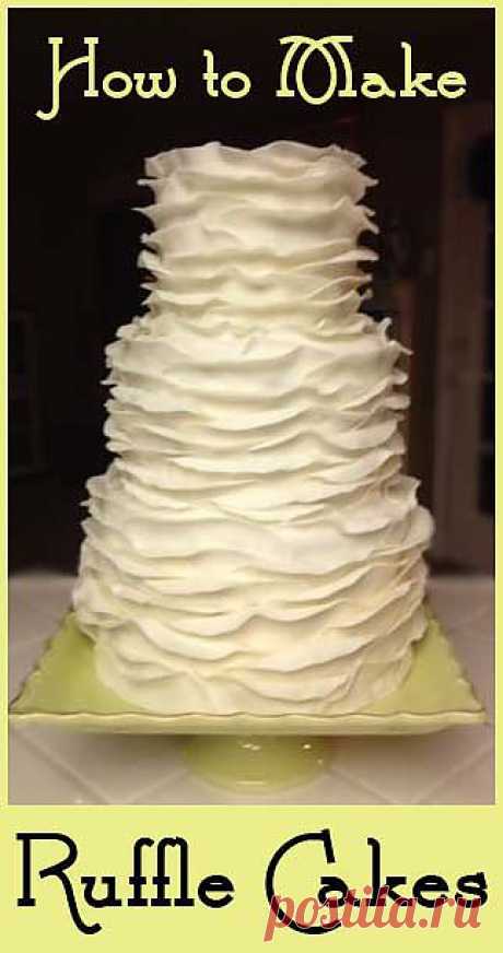 Ruffle Wedding Cake | Little Delights Cakes