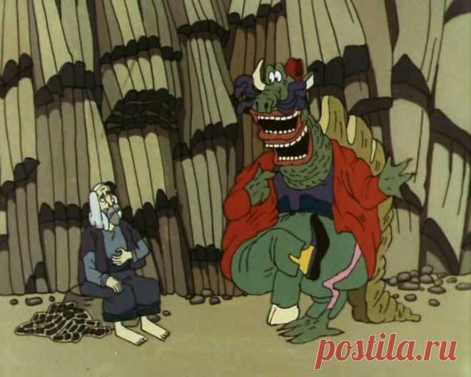 Ух ты говорящая рыба, 1983

Старик отпускает обратно в море пойманную говорящую рыбу, которая затем является им со старухой в облике юноши, спасающего их от многих несчастий. 

Источник: http://fishki.net/1768677-30-genialnyh-sovetskih-multfilmov-kotorye-nuzhno-pokazat-svoim-detjam.html © Fishki.net