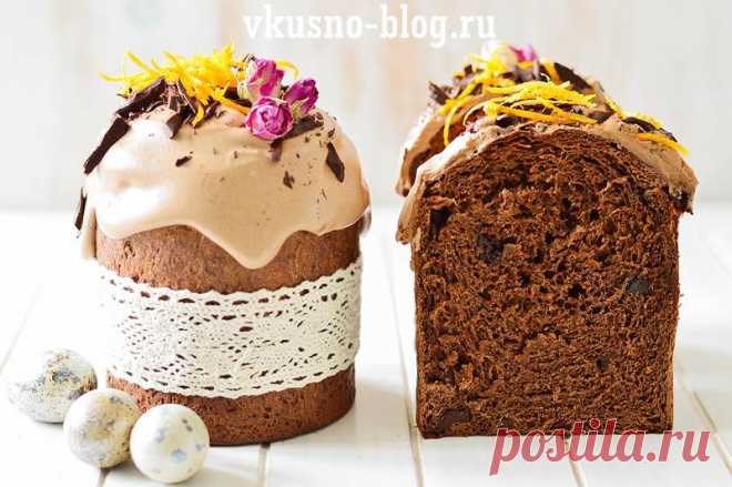 Шоколадный кулич