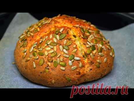 5 мин! УДИВИТЕЛЬНО ПРОСТОЙ РЕЦЕПТ ВКУСНОГО ХЛЕБА! БЕЗ дрожжей | Кулинарим с Таней