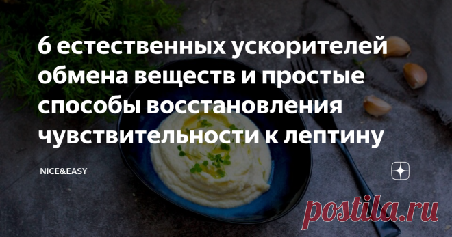 6 естественных ускорителей обмена веществ и простые способы восстановления чувствительности к лептину Всем привет! Метаболизм и лептин - как они связаны? Метаболизм - это процесс использования полученной энергии, превращение ее в топливо для обеспечения жизненных процессов. Лептин - это 