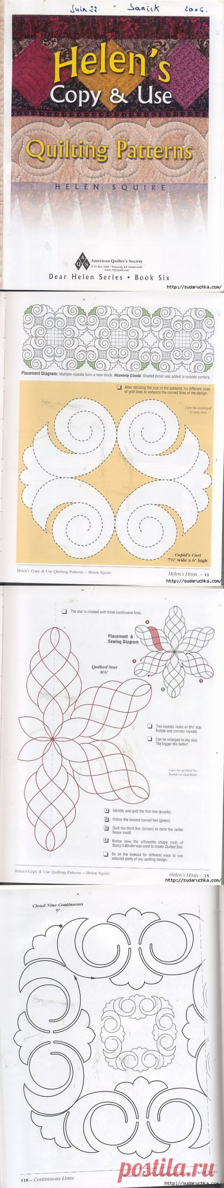 &quot;Helens Copy &amp; Use&quot;. Книга по лоскутной технике и стежке..