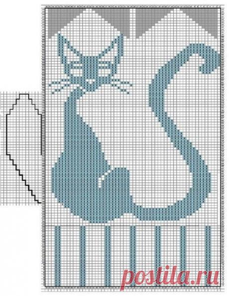 Варежки с орнаментом из категории Интересные идеи – Вязаные идеи, идеи для вязания