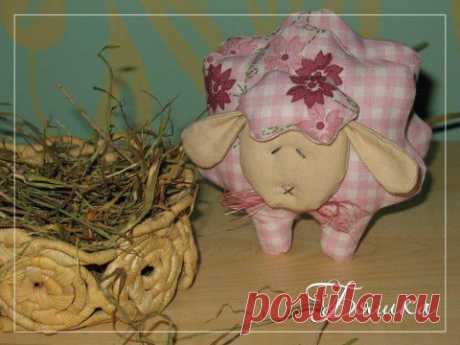 Игольница-овечка | Умелые ручки