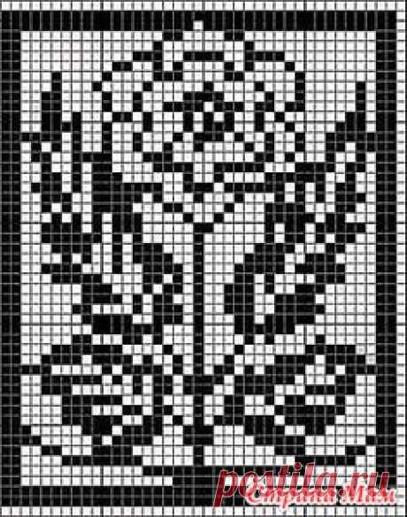 СХЕМЫ "Цветы" вертикальные. - Страна Мам