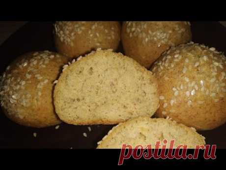 ВЕГАНСКИЕ булочки без муки,  крахмала,  дрожжей и  глютена