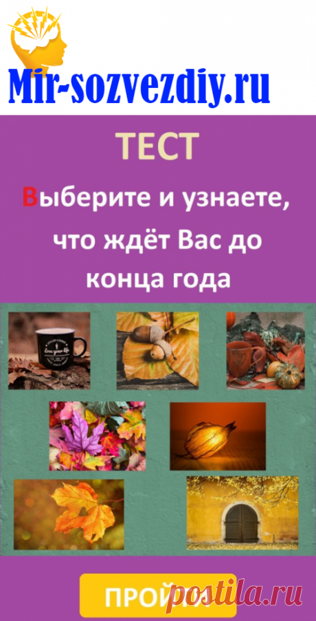 Тест: Выберите и узнаете, что ждёт Вас до конца года