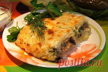 Запеканка с грибами — Сад Заготовка
