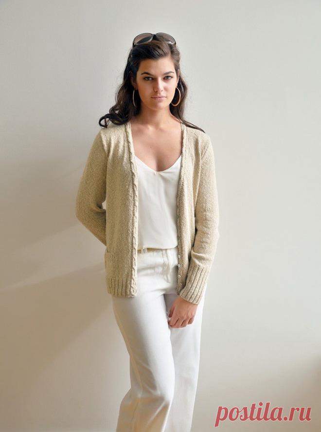 Вязание кардигана Candice, Honey