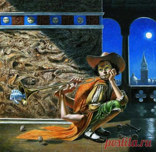 Illusions of Absurdity. The Tune to a Silence, Michael Cheval (Михаил Хохлачев), арт галерея живописи. Страница get.