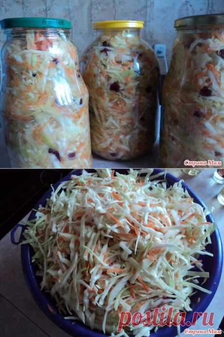 КАПУСТА ПО - БЕЛОРУССКИ - Домашнее консервирование и заготовки - Страна Мам