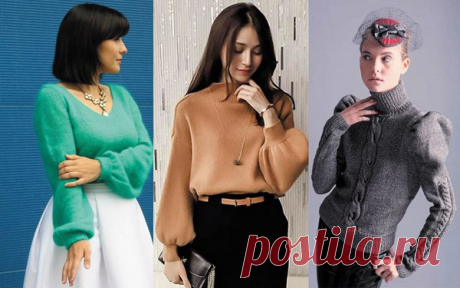 Красивые вязаные кофты и свитера 2018-2019 - модные тренды, фасоны, фото