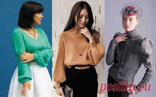 Красивые вязаные кофты и свитера 2018-2019 - модные тренды, фасоны, фото