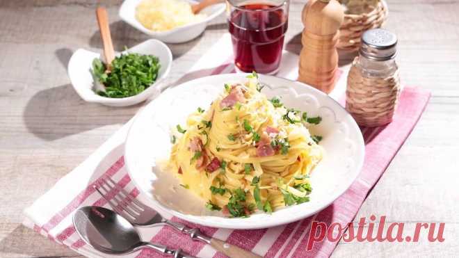 Паста карбонара - классический рецепт + 2 необычных - БУДЕТ ВКУСНО! - медиаплатформа МирТесен