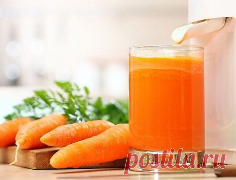 Сок моркови