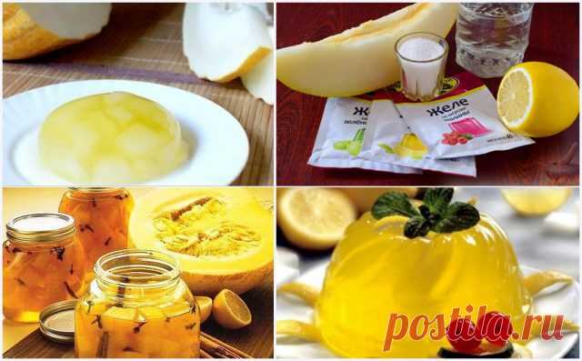 Желе из дыни на зиму: простые рецепты с желатином