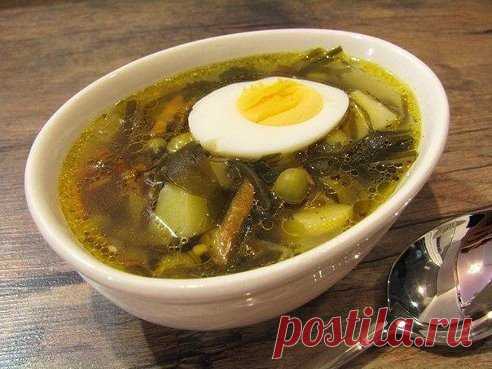 Суп с морской капустой