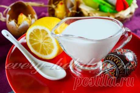 Глазурь для Пасхи, которая не липнет и не осыпается