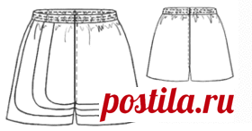 Шорты - На шитье - Onsew.ru