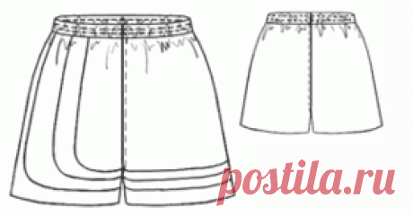 Шорты - На шитье - Onsew.ru
