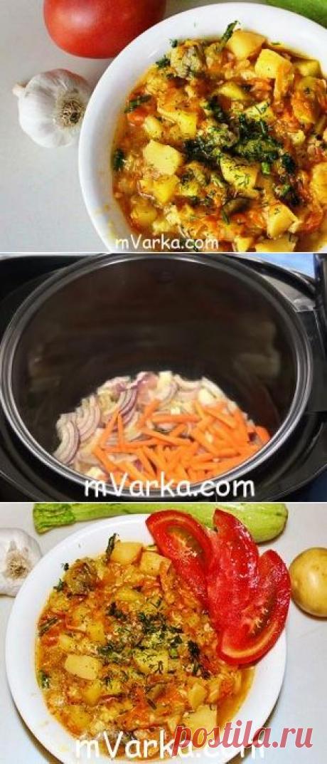 Овощное рагу: рецепт в мультиварке