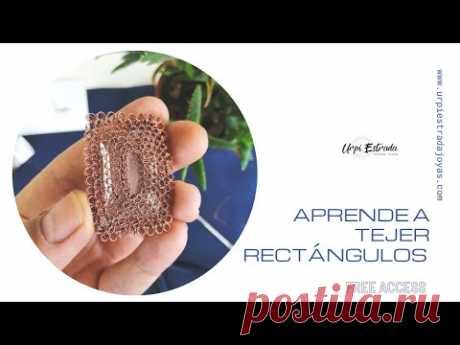 Aprende a tejer la forma rectangular