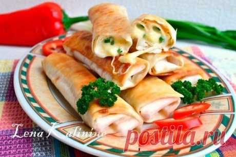 Это блюдо запомнится всем — Лаваш, жареный с сыром!