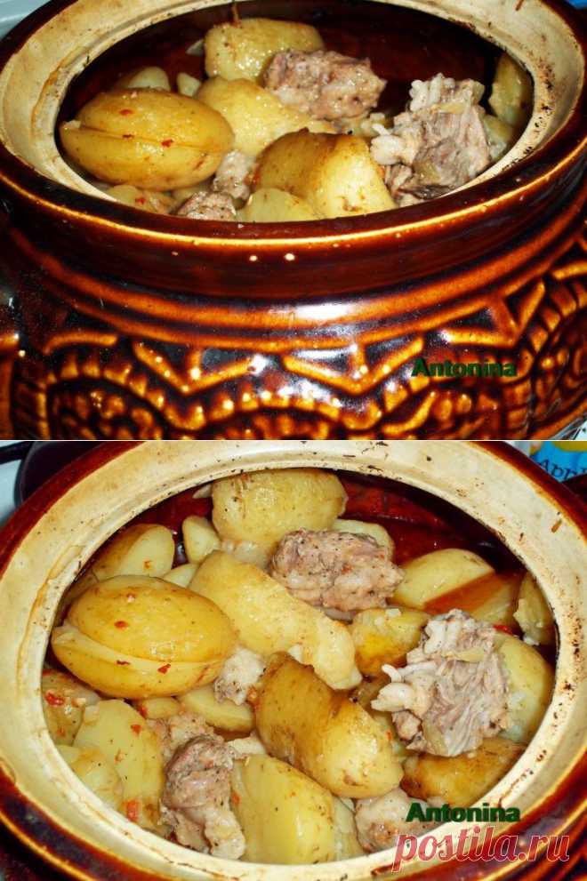 Молодая картошка в глиняном горшке | Любимые рецепты