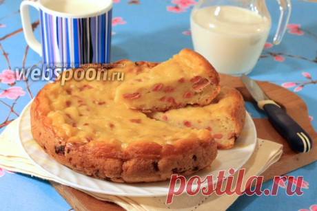 Заливной пирог с сыром и сосисками в мультиварке рецепт с фото, как приготовить на Webspoon.ru