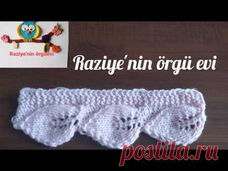 Yapraklı battaniye kenar modeli #kiniting  #örgümodelleri #ajurluörgümodelleri #tvbattaniye