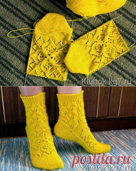 Красивый узор, вязаный от центра | Клубок