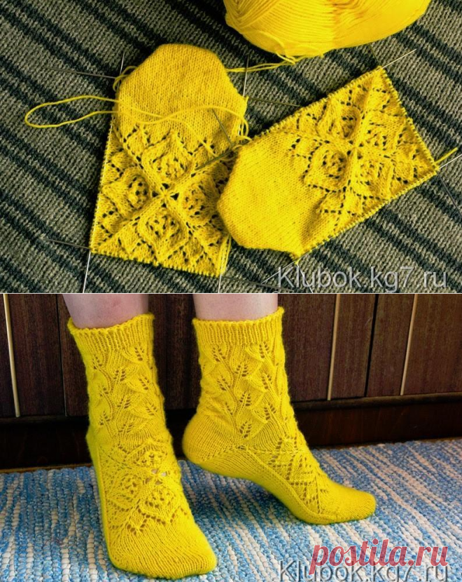 Красивый узор, вязаный от центра | Клубок