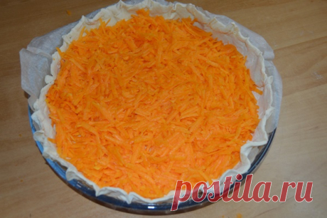 Быстрый слоеный пирог с тыквой из готового теста | Готовим вкусно и по-домашнему