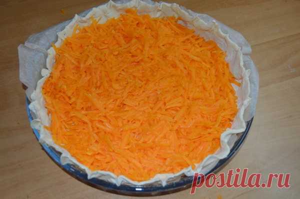 Быстрый слоеный пирог с тыквой из готового теста | Готовим вкусно и по-домашнему