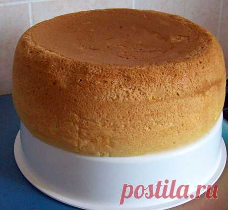 Бисквит на минералке в мультиварке | Четыре вкуса