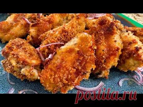 Нереально Вкусные Крылышки с Секретом. Кто пробовал, просят Рецепт. Самые вкусные куриные крылышки!(***)