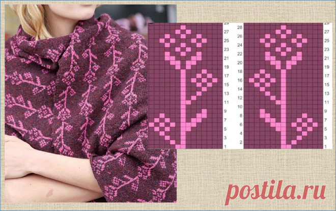 Палантин на любой вкус - от ажура до жаккарда - 20 моделей с подборкой схем - вязание спицами | МНЕ ИНТЕРЕСНО | Яндекс Дзен