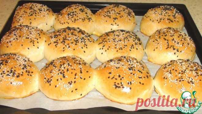 Булочки для гамбургеров Кулинарный рецепт