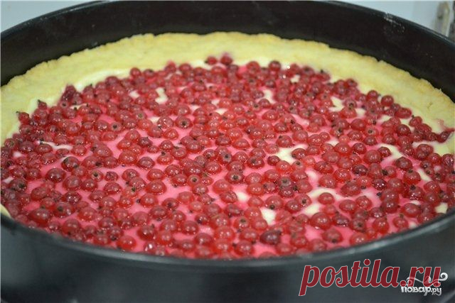 Творожный пирог со смородиной - кулинарный рецепт на Повар.ру